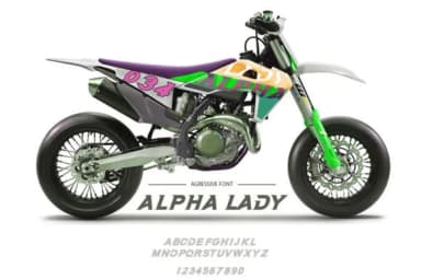 Alpha Lady by iyhulmonsta — Slab Serif Font — thumbnail 5