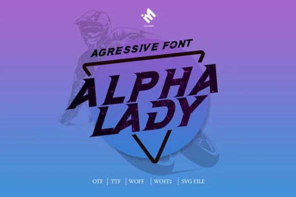 Alpha Lady by iyhulmonsta — Slab Serif Font