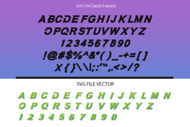 Alpha Lady by iyhulmonsta — Slab Serif Font — thumbnail 6