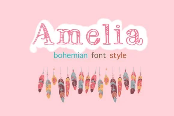 Amelia by PJ Fonttein — Slab Serif Font