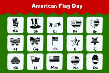 American Flag Day by Natchuta — Dingbats Font — thumbnail 2