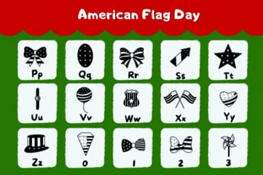 American Flag Day by Natchuta — Dingbats Font — thumbnail 3