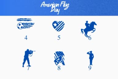 American Flag Day by Nongyao — Dingbats Font — thumbnail 4