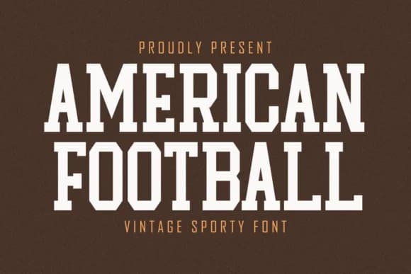 American Football by Almairatype Studio — Slab Serif Font