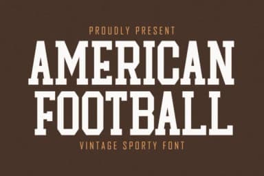 American Football by Almairatype Studio — Slab Serif Font — thumbnail 1