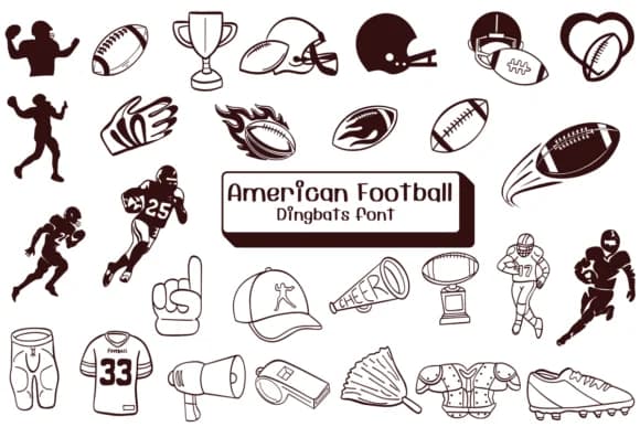 American Football by Ketsarin — Dingbats Font