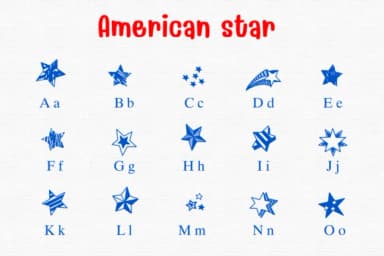 American Star by Sontaya — Dingbats Font — thumbnail 2
