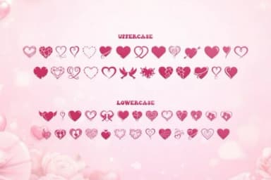 Amora Glyph by edywiyonopp — Dingbats Font — thumbnail 2