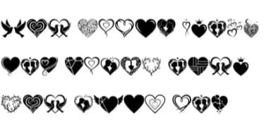 Amora Glyph by edywiyonopp — Dingbats Font — thumbnail 5