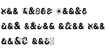 Ampersand by CraftedType Studio — Dingbats Font — thumbnail 5