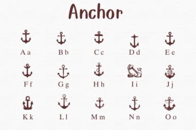 Anchor by Nongyao — Dingbats Font — thumbnail 2