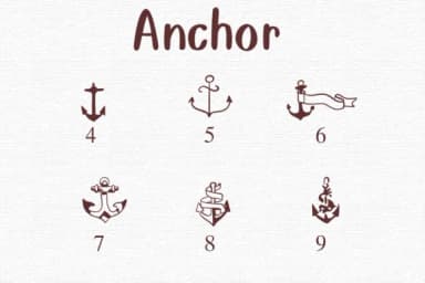 Anchor by Nongyao — Dingbats Font — thumbnail 4