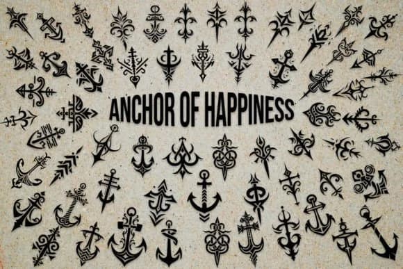 Anchor of Happiness by MOMAT THIRTYONE — Dingbats Font