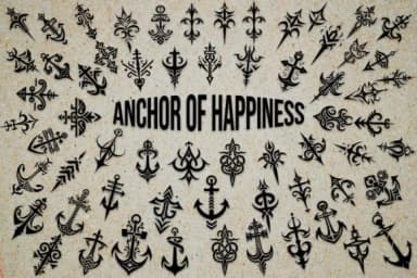 Anchor of Happiness by MOMAT THIRTYONE — Dingbats Font — thumbnail 1