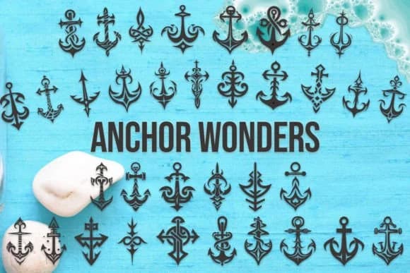Anchor Wonders by MOMAT THIRTYONE — Dingbats Font