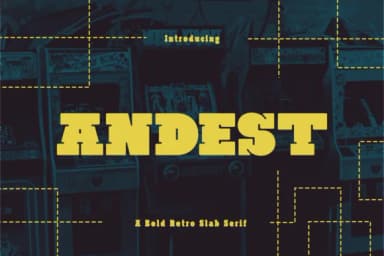 Andest by Indotype Foundry — Slab Serif Font — thumbnail 1