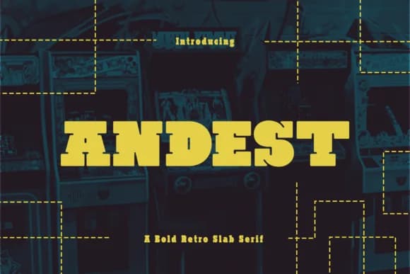 Andest by Indotype Foundry — Slab Serif Font