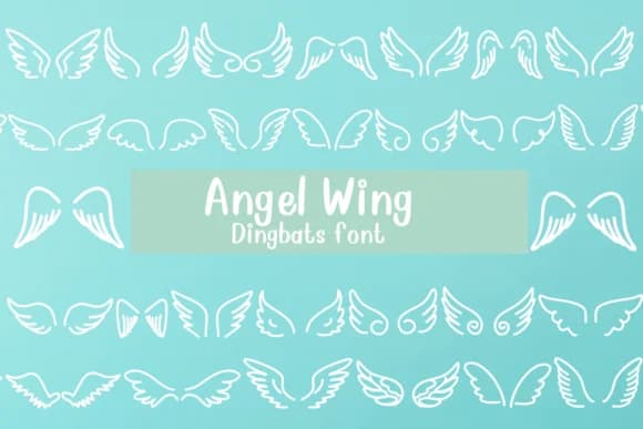 Angel Wing by Nongyao — Dingbats Font