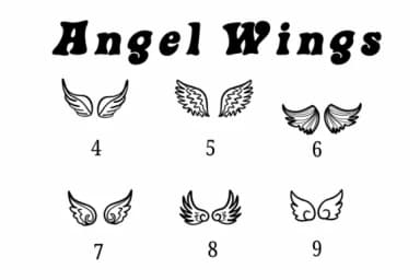 Angel Wings by Suphitchaya — Dingbats Font — thumbnail 4