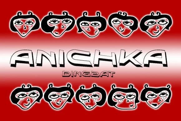 Anichka by vladimirnikolic — Dingbats Font