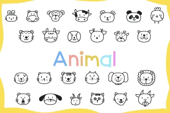 Animal by Foam-Design Store — Dingbats Font