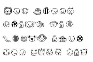 Animal by Foam-Design Store — Dingbats Font — thumbnail 5