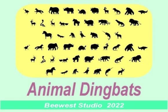 Animal by wisudyantoro — Dingbats Font