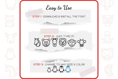 Animal Alphabet by WADLEN — Dingbats Font — thumbnail 4