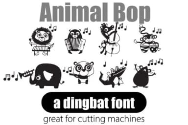 Animal Bop by Illustration Ink — Dingbats Font — thumbnail 2