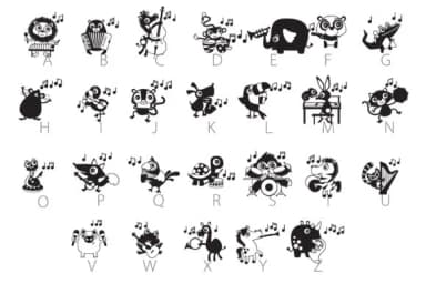 Animal Bop by Illustration Ink — Dingbats Font — thumbnail 3