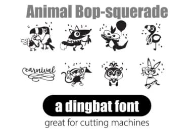 Animal Bop by Illustration Ink — Dingbats Font — thumbnail 8