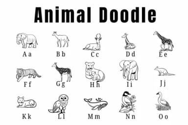 Animal Doodle by Suphitchaya — Dingbats Font — thumbnail 2