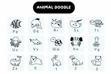 Animal Doodle by Natchuta — Dingbats Font — thumbnail 3