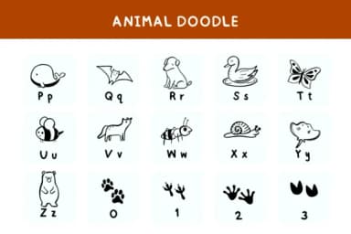 Animal Doodle by Bee piyanuch — Dingbats Font — thumbnail 6