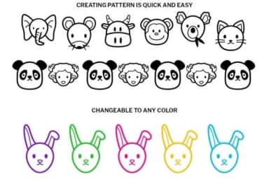 Animal Doodle by digitalplannerland — Dingbats Font — thumbnail 3