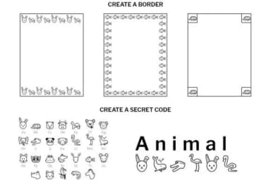 Animal Doodle by digitalplannerland — Dingbats Font — thumbnail 6