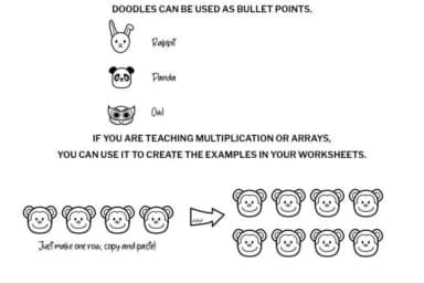 Animal Doodle by digitalplannerland — Dingbats Font — thumbnail 7