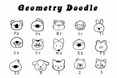 Animal Face by Suphitchaya — Dingbats Font — thumbnail 3