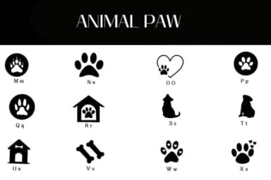 Animal Paw by Heartcraft Atelier — Dingbats Font — thumbnail 3