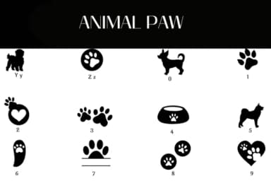 Animal Paw by Heartcraft Atelier — Dingbats Font — thumbnail 4