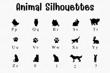 Animal Silhouettes by Sontaya — Dingbats Font — thumbnail 3
