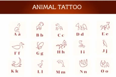 Animal Tattoo by Apiwat Type — Dingbats Font — thumbnail 2
