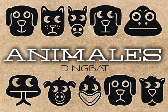 Animales by vladimirnikolic — Dingbats Font