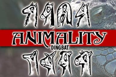 Animality by vladimirnikolic — Dingbats Font — thumbnail 1