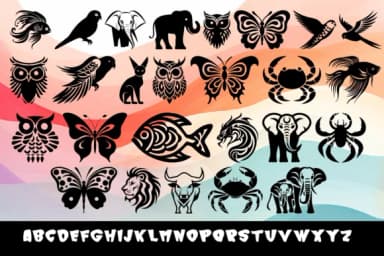 Animals by MOMAT THIRTYONE — Dingbats Font — thumbnail 2