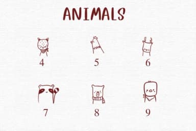 Animals by Nongyao — Dingbats Font — thumbnail 4