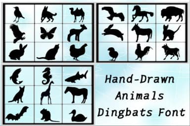 Animals by ishop — Dingbats Font — thumbnail 2