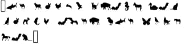 Animals by ishop — Dingbats Font — thumbnail 4