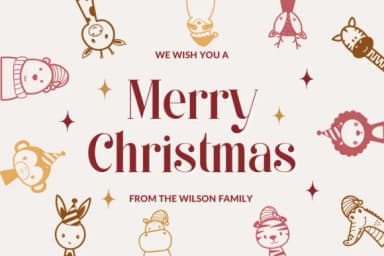 Animals Christmas by Nun Sukhwan — Dingbats Font — thumbnail 5