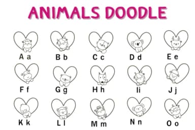 Animals Doodle by Nun Sukhwan — Dingbats Font — thumbnail 2